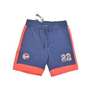 FISLL Men's Regular Size M Navy Player #22 Shorts Basketball Gym Red Trim NEW